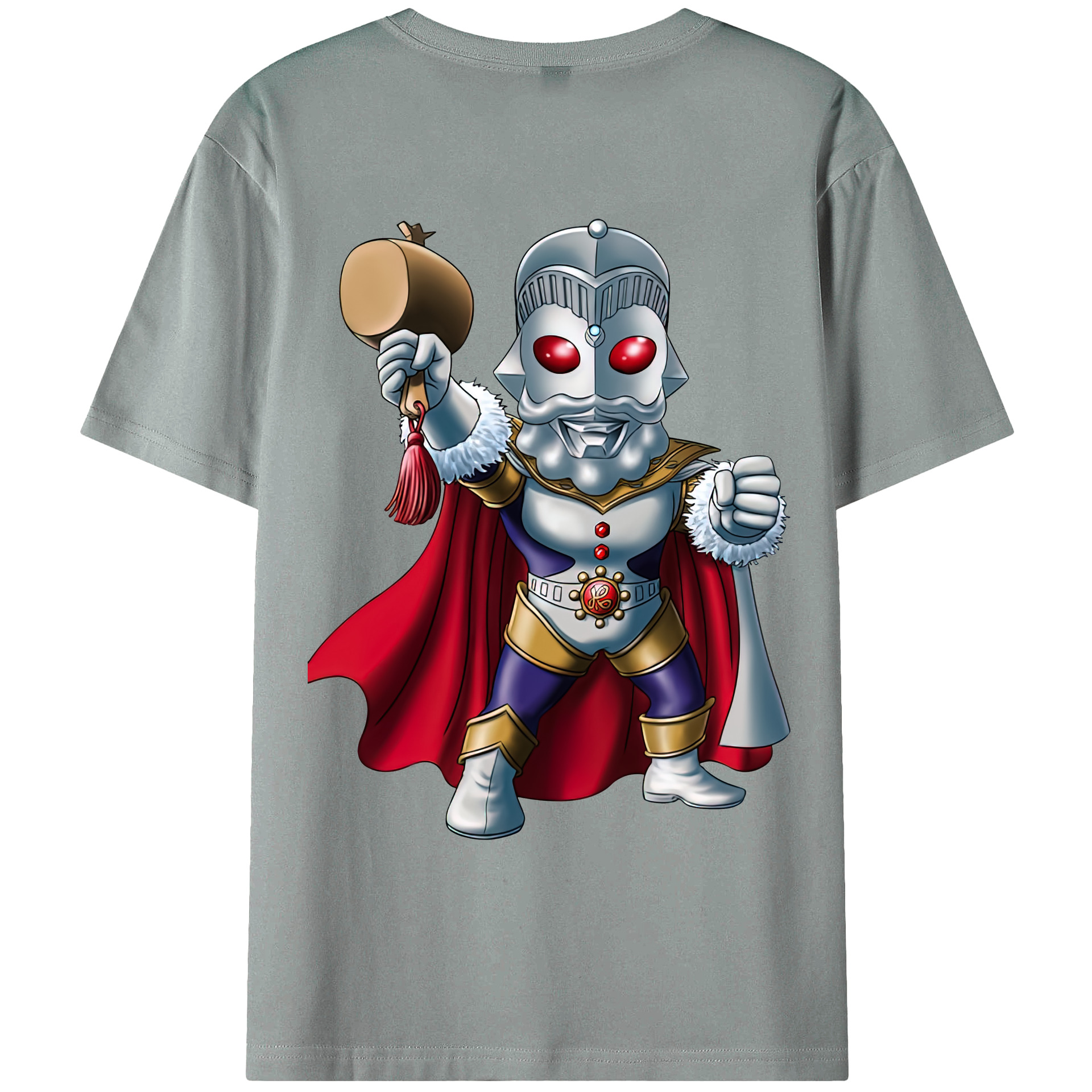 （画像用） ウルトラマン Ultraman 綿100％ メンズ半袖Tシャツ（バックプリント） 通気性